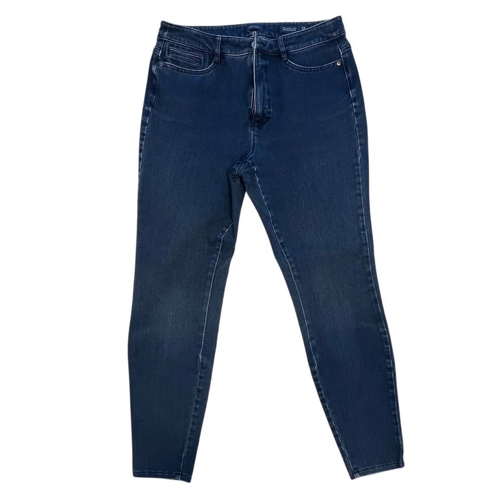 J‎ Jill Jeans Womens 12 Denim Premium Flex Leggings Blue High-Rise Jeggings